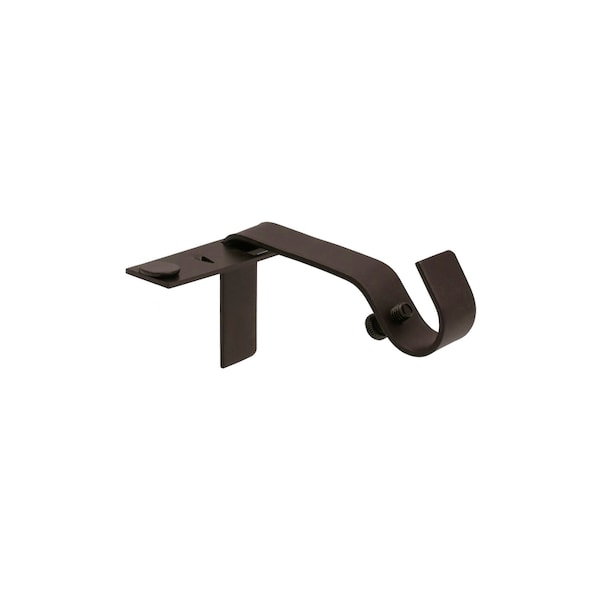 Fast Fit Kenney Fast Fit Oil Rubbed Bronze Brown Curtain Rod Bracket 5/8 in. L KN76010 - main